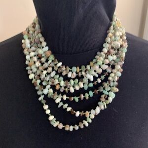 Multicolor Stone Beaded Necklace